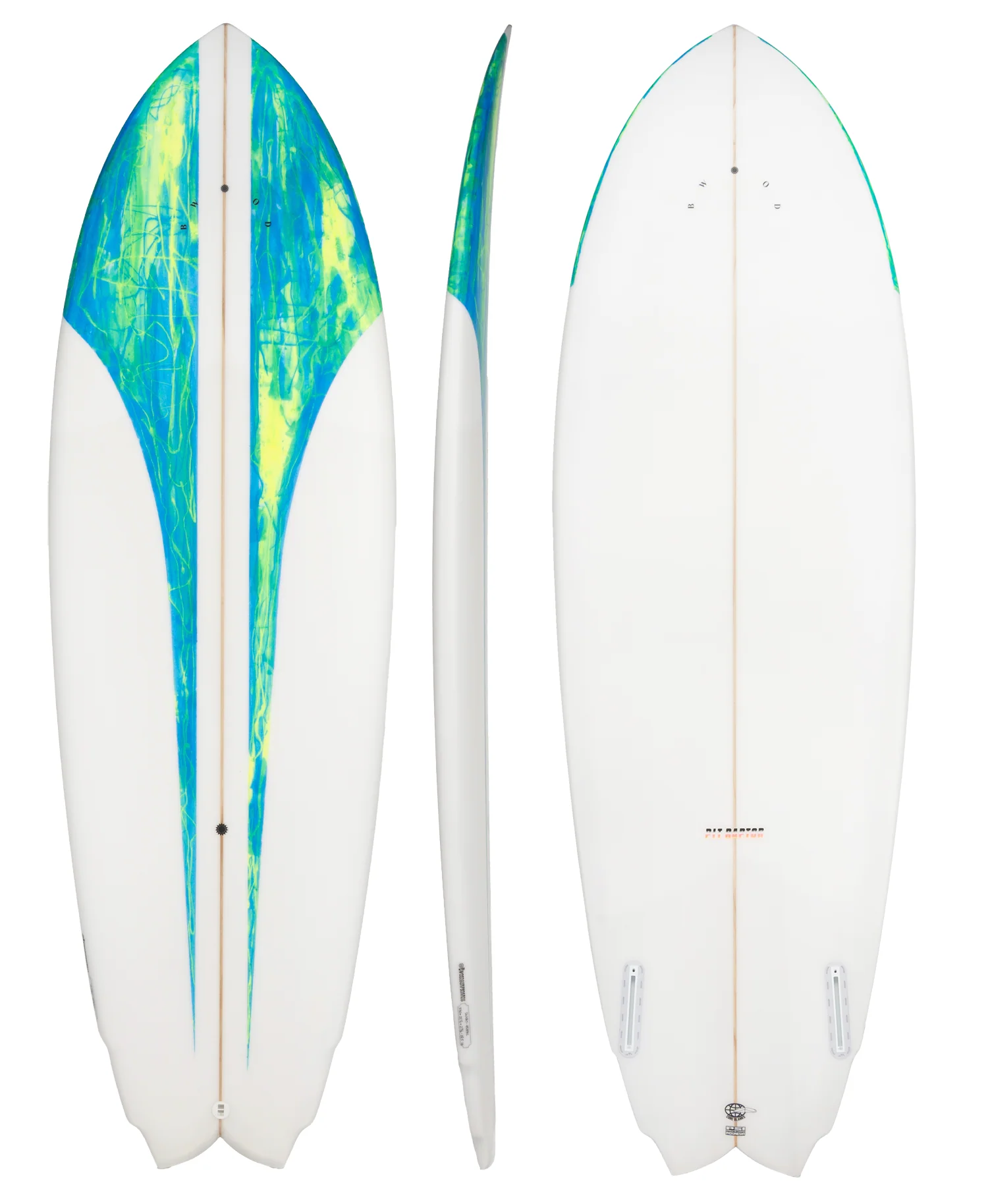 BWOOD 'PIT RAPTOR' SHORTBOARD SURFBOARD
