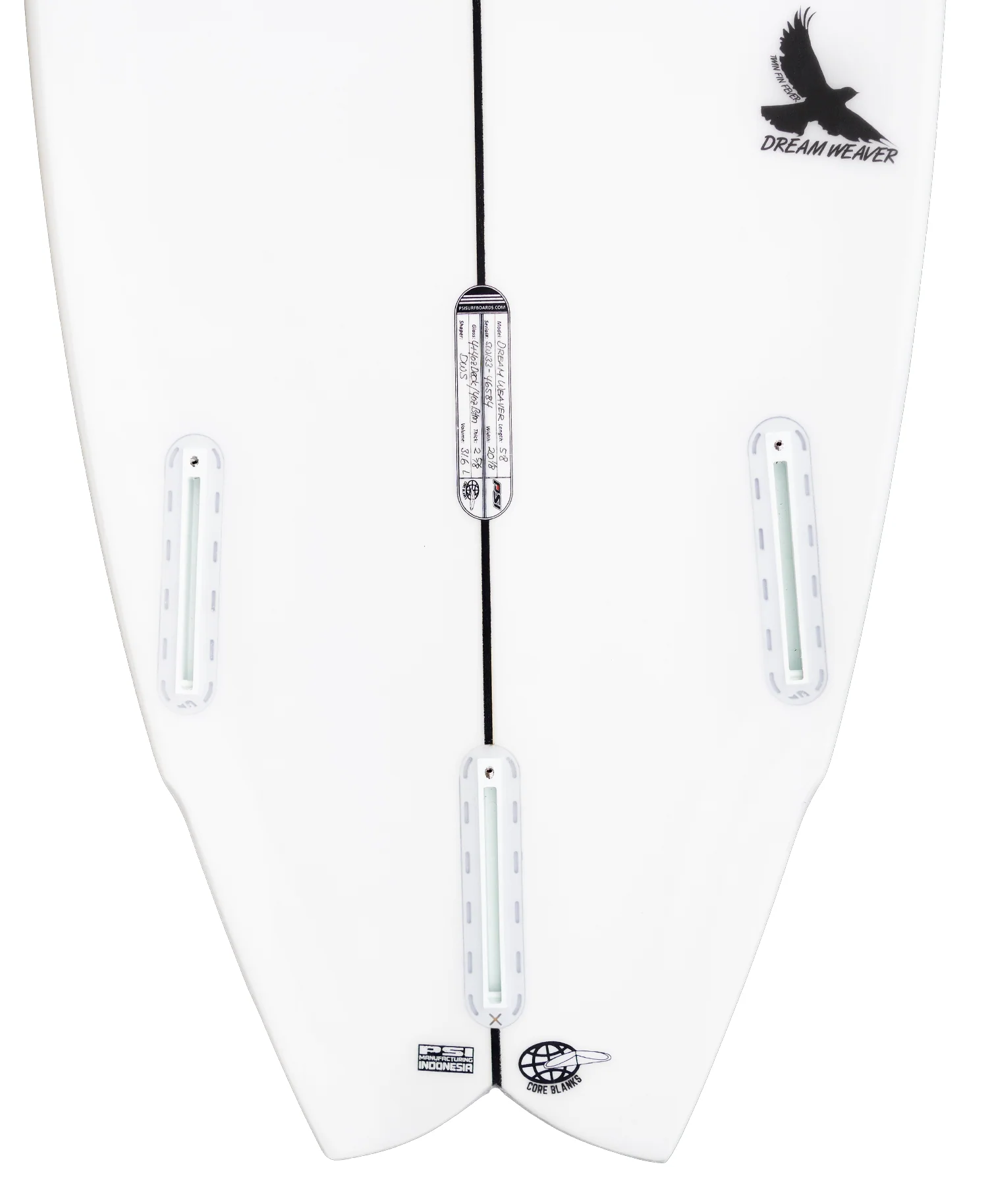 DWS 'DREAM WEAVER' TWIN SHORTBOARD - Image 3