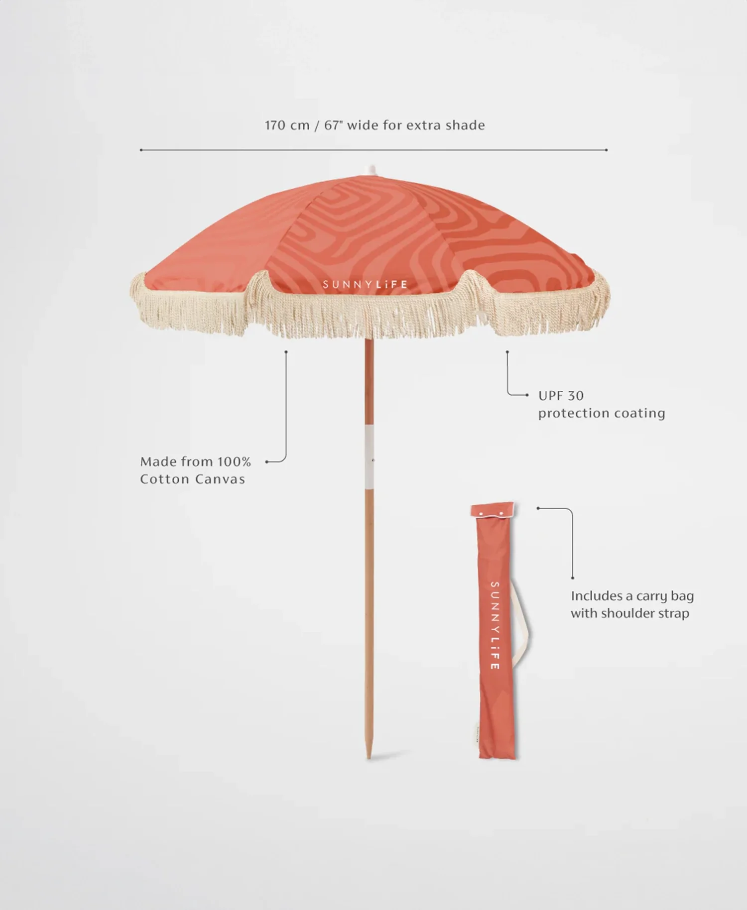 SUNNY LIFE LUXE BEACH UMBRELLA - Image 3