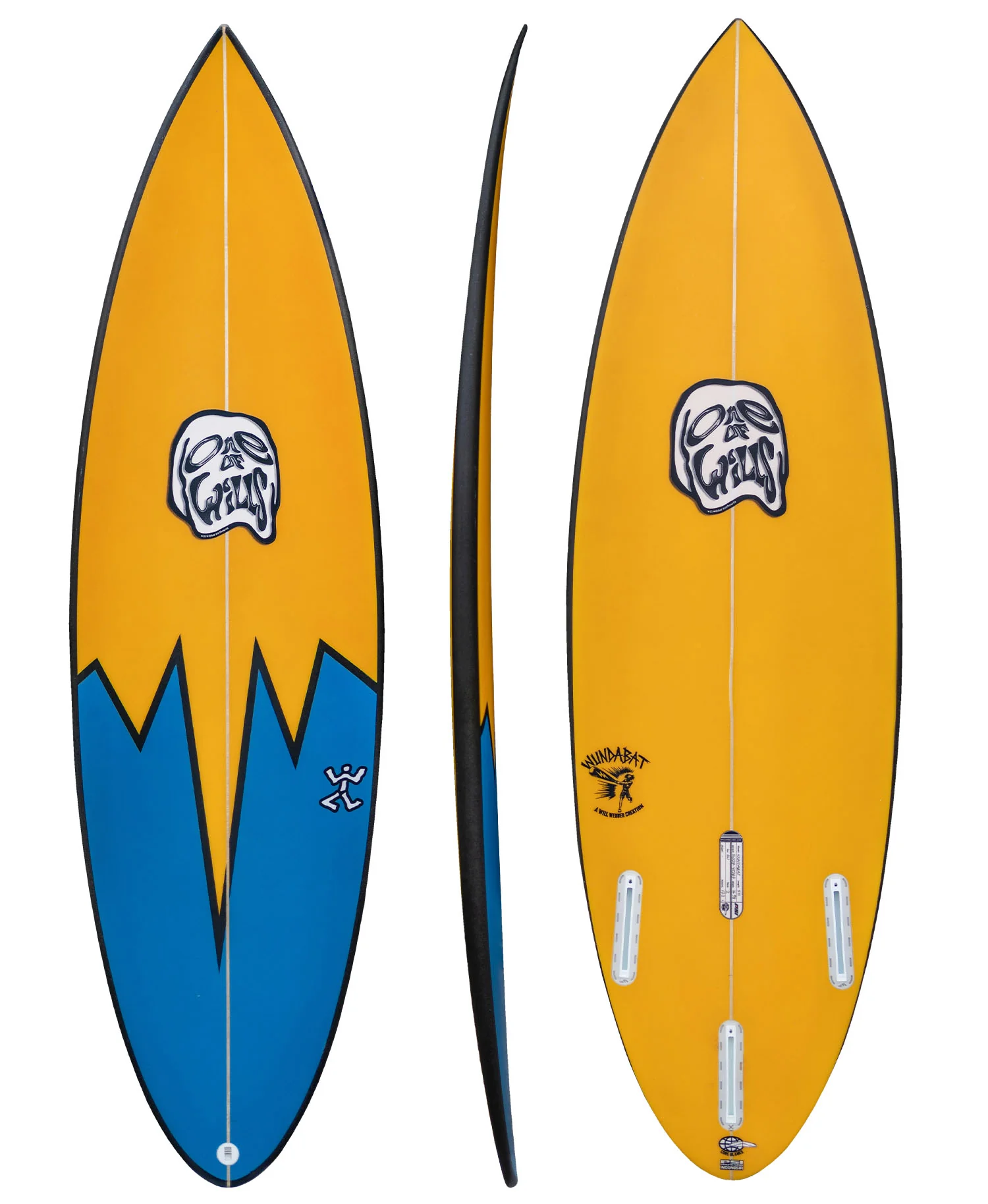 WILL WEBBER 'WUNDABAT' SURFBOARD
